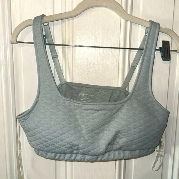 NB Quilted Short/Bralette Set - Picture 4 of 5